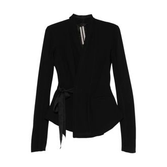 Rick Owens Light Jackets, female, Black, Size: XL Light Jacket