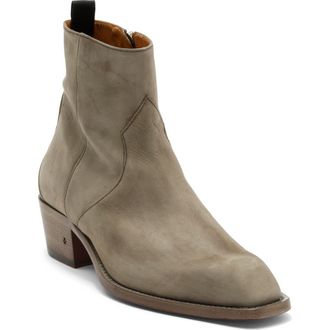 John Varvatos Rustin Zip Boot in Chalk at Nordstrom, Size 10.5