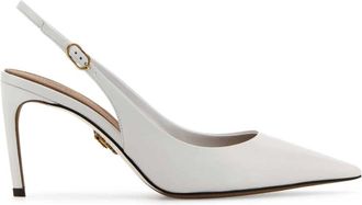 Dolce & Gabbana Dames, Schoenen, Wit, Maat: 37 1/2 EU Leer