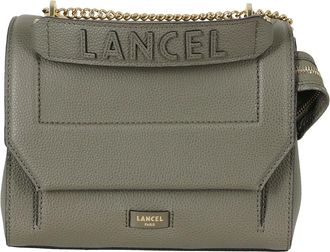 Lancel Ninon Flap Bag - Dames - Tassen - Groen - Maat: ONE Size Leer