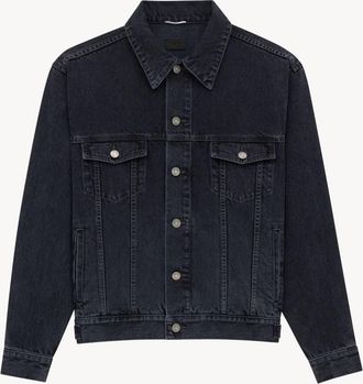 Saint Laurent Trucker Jacket In Denim