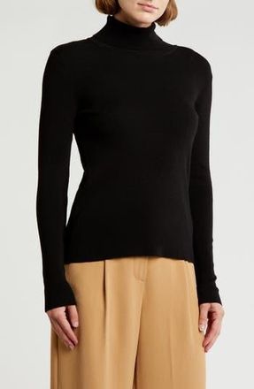 T Tahari Turtleneck Sweater in Black at Nordstrom Rack, Size X-Small