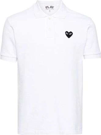 Comme Des Gar&ccedil;ons Polo Shirts - Heren - Polos - Wit - 2XL - Katoen - Tops