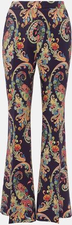 Etro Paisley high-rise flared pants