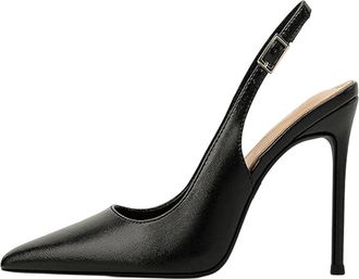 Generic Womens High Heel Sandals Pointed Toe Back Strap Elegant Office Party Dress Shoes