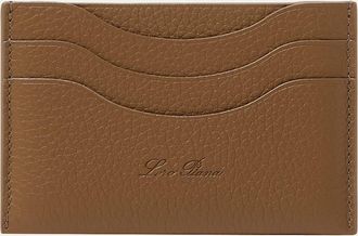Loro Piana Mens Extra Grained Calfskin Card Holder