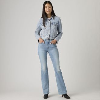 Levi's 726 High Rise Flare Jeans - Womens - 24X28 - Blue