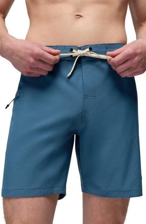 Prana Fenton Board Shorts in Bluff Blue at Nordstrom, Size 32