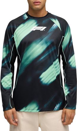 Puma F1 Lifestyle Racing Shirt in Green Terrain at Nordstrom, Size X-Large