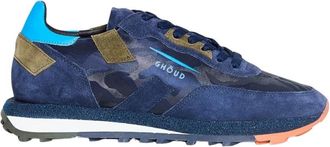 Ghoud Lage Camo Sneakers voor Mannen - Heren - Sneakers - Blauw - 44 EU - Schoenen