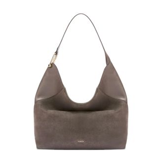 Furla Tassen, Dames, Bruin, ONE Size, Leer, Lara L Hobo Tas