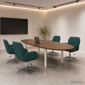 vidaXL Vidaxl Sedie Da Scrivania Girevoli 4 Pz 54 X 58 X 90 Cm Verde Scuro