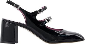 Carel Banana Pumps - Dames - Pumps - Zwart - 36 EU - Leer - Schoenen