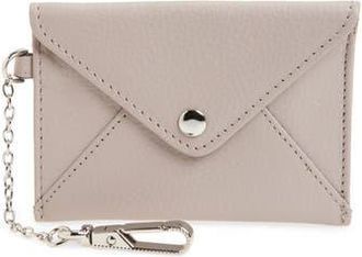 Aim&eacute;e Ashley Leather Pouch in Silver Fox at Nordstrom Rack