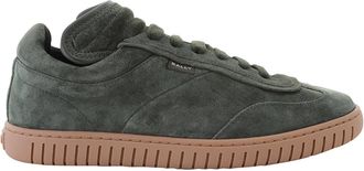 Bally Mens Calf Suede Parrel Sneakers
