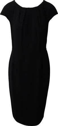 Max Mara Sheath Dress in Black Triacetate