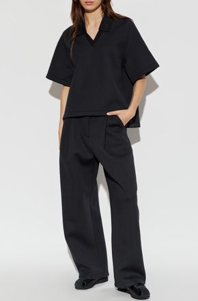Nike Wide-leg Trousers, Womens, Black