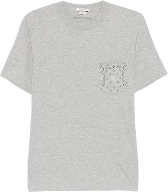 Jacob Cohen Cotton Jersey T-shirt met Ronde Hals en Print - Heren - T-shirts - Grijs - M - Katoen - Tops