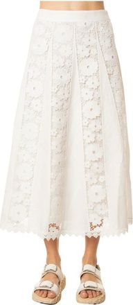BERENICE Gonna Midi Jacinthe - - Skirts - Donna - Bianco - S
