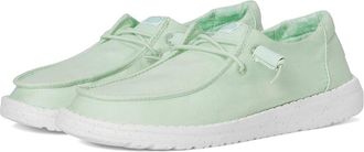 Hey Dude Wendy Stretch Canvas Womens Shoes Bay Blue : 5 M