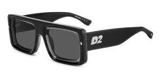 Dsquared2 D2 0141/S 08A/IR Mens Sunglasses Black Size 53