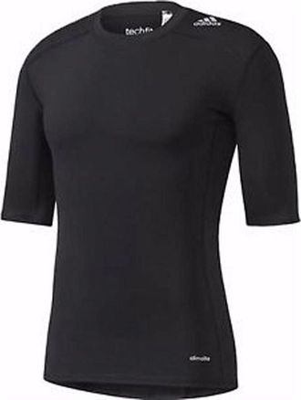 adidas Tech Fit Base T-Shirt Asia Sizing Black AJ4966