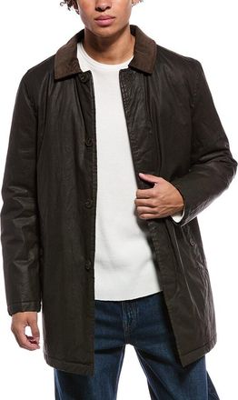 Cole Haan Coated Long Barn Coat