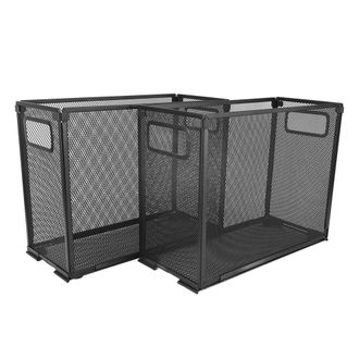 OEM Estanter&iacute;a Plegable Para Archivos, Organizador De Malla Met&aacute;lica, Cesta Multifuncional Para Archivos, Estante Sencillo Para Archivos Y Libros, Base An
