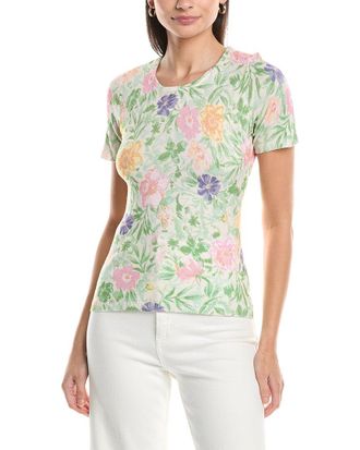 Tahari by ASL Floral Sweater Top