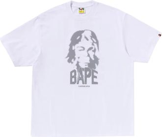 A Bathing Ape T-shirt con stampa Beethoven - Bianco