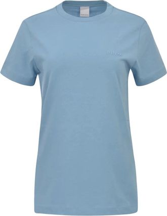 Pinko Pinko, Tops, Dames, Blauw, M, Katoen, Start T-shirt