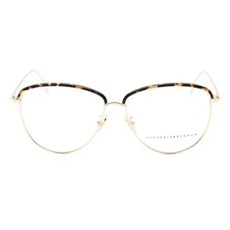 Victoria Beckham VB2100716 Cat-Eye Metal Eyeglasses - Gold