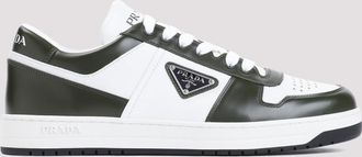 Prada White Military Calf Leather Sneakers
