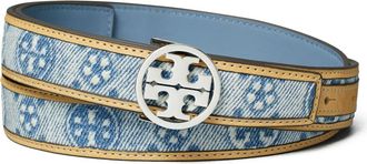 Tory Burch Miller Denim Belt in Powder Blue at Nordstrom, Size X-Small