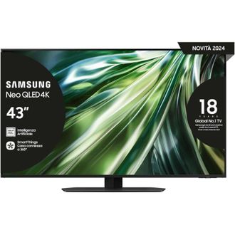 Samsung TV Neo QLED 4K 43 Pollici QE43QN90DATXZT Smart TV Wi-Fi Titan Black 2024
