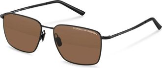 Porsche Design P86001 A569 Zonnebril - Heren - Zonnebrillen - Bruin - 58 MM - Accessoires
