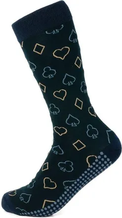 Cufflinks Inc. Card Suits Casino Crew Socks in Blue at Nordstrom, Size 10-13