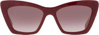 Ferragamo Salvatore Ferragamo Bordeaux Gradient Cat Eye Ladies Sunglasses SF1081SE 603 55