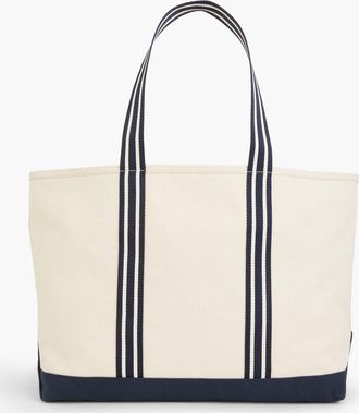 Talbots Canvas Tote - Natural - 001 Talbots