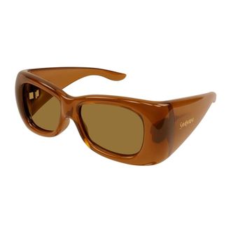 Saint Laurent Sunglasses, unisex, Brown, Size: 61 MM Howl Sunglasses