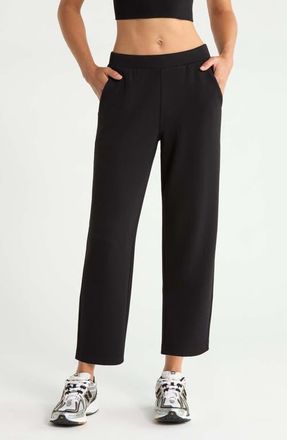 Zella Soft Luxe Ankle Pants in Black at Nordstrom, Size Xx-Large