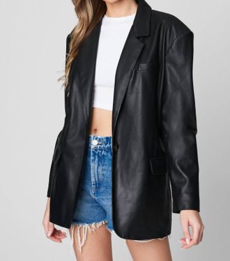 Bl^nk London Self Starter Jacket In Black