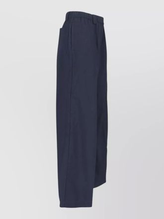 Aspesi wide leg trousers back and side pockets