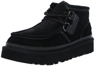 UGG Mens Hayden Moc Moccasin, Black, 3 UK