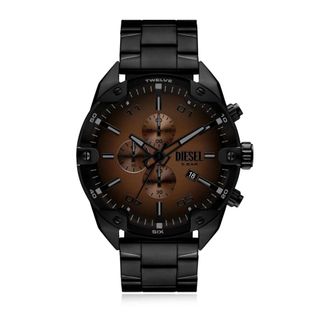 Diesel Watches, male, Black, Size: ONE SIZE Spiked Steel Watch
