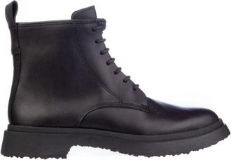 Camper Herenschoenen met veters Anfibio Gomma - Heren - Veterlaarzen - Zwart - 41 EU - Wol - Schoenen