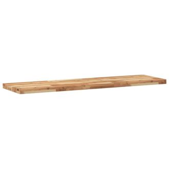 Berkfield Home Compact Floating Shelves 2 pcs 160x40x4 cm Oil Finished Solid Woo in Brown | Size: 160 x 40 x 4 cm