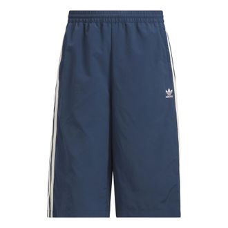 adidas Capri Shorts Asia Sizing Crew Blue Cream White KB5442