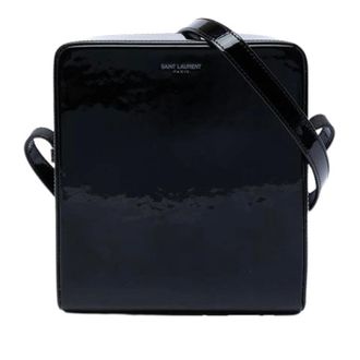 Saint Laurent Pre-owned Camera Bag - Dames - Pre-owned - Zwart - Maat: ONE Size Leer