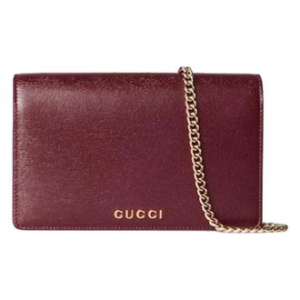Gucci Wallets & Cardholders, female, Red, ONE SIZE, Red Leather Wallet Stylish Model
